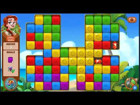 Lost Island Blast Adventure Level 1021 - NO BOOSTERS 🏝️ | SKILLGAMING ✔️