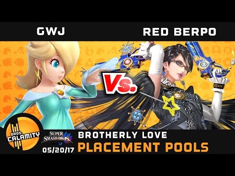 BL  GwJ (Rosalina) vs ECG  Red Berpo (Bayonetta) - Placement Pools - Smash 4 Singles