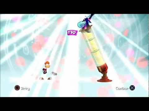 Rayman Origins (1080i HD) Walkthrough Bonus Part 2 - Lum Medal Dance