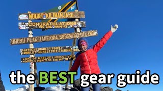 What Are The MOST IMPORTANT 10 Items To Pack For Climbing Kilimanjaro?