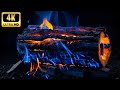 Burning Fireplace Glow With Gentle Crackling Logs Burning Sounds A For Cozy Christmas Evening V4
