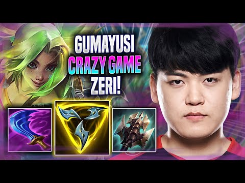GUMAYUSI CRAZY GAME WITH ZERI! - T1 Gumayusi Plays Zeri ADC vs Kai'sa! | Season 2022