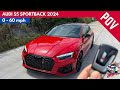 AUDI S5 SPORTBACK 2024 EXHAUST SOUND 0 60 POV 4K