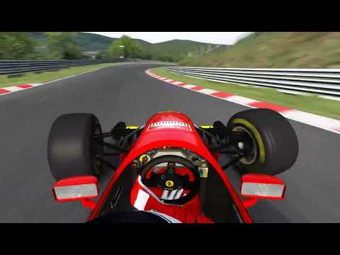 ONBOARD: Gerhard Berger Ferrari 412T2 (F1 1995) at Nurburgring Nordschleife FULL LAP