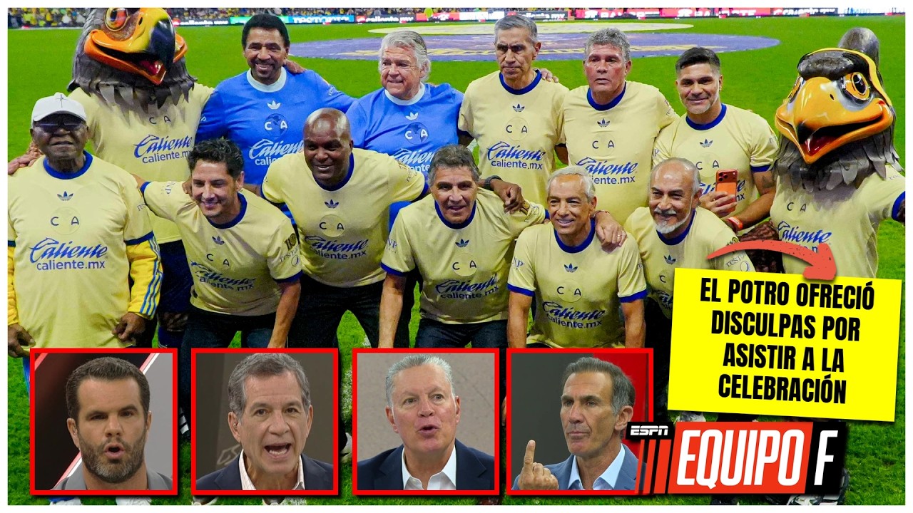 POLÉMICA TOTAL El Potro Gutiérrez ¿fue sin permiso a celebrar los 110 años del América? | Equipo F