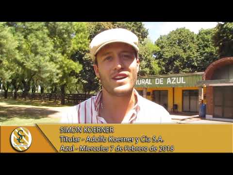 07-02-18 Nota Simon Koerner - Adolfo Koerner y Cia S.A. - Azul.