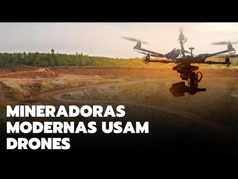 Drones são ferramentas essenciais na mineração moderna