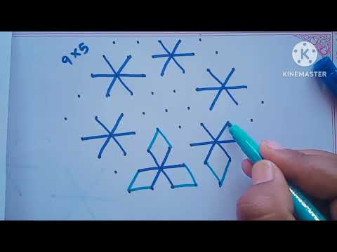 Looking for a stunning yet simple Rangoli design that you can create in just 2 minutes