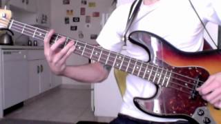 Nomeansno - Living Is Free (bass cover)