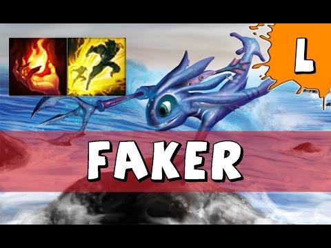 SKT T1 Faker as Fizz vs Ahri MID - S6 Challenger SoloQ - League of Legends