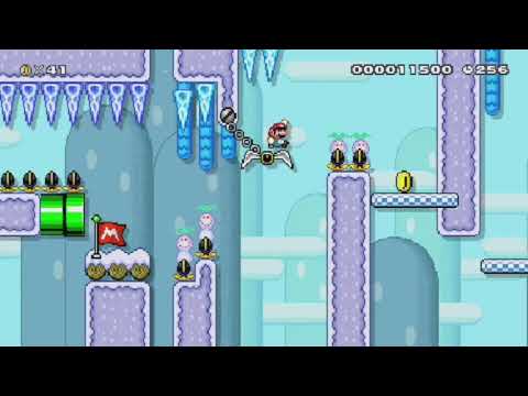 Mario Maker 2 Levels I Like - Winter Wonderland (Ver 1.2) - KJP-R83-RVF (Marc1)