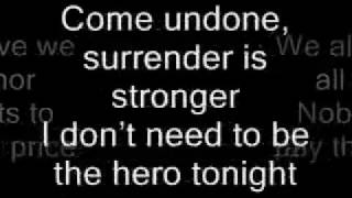 FFH   (Undone lyrics)