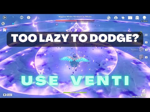 Which enemy can be dodged by Venti?