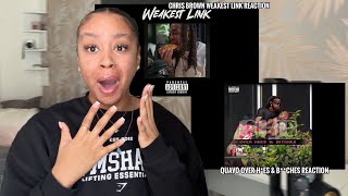 Chris Brown - Weakest Link & Quavo - Over H*es & B**ches 😳😳 | UK REACTION 🇬🇧