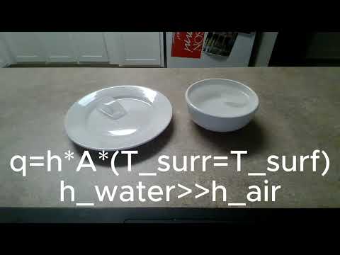 Everyday Thermodynamics: Rates of Heat Exchange of Ice Cubes