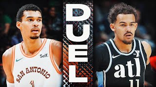 Trae Young - Atlanta Hawks - Victor Wembanyama - San Antonio Spurs