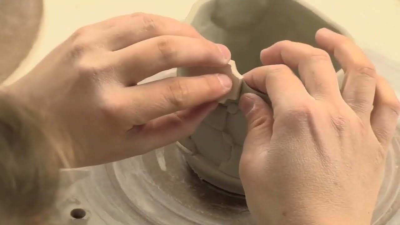 How to Create Cool Geometric Patterns with Simple Homemade Pottery