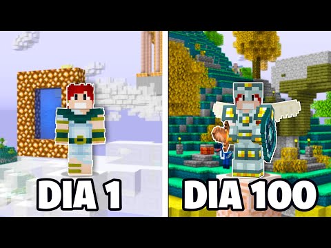 SOBREVIVI 100 DIAS NO PARAÍSO DO MINECRAFT - AETHER O FILME