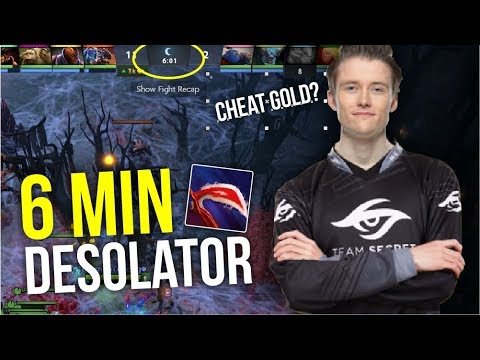 WTF 6 MIN DESOLATOR - Ace Next Level of Farm Brood Mother | Dota 2