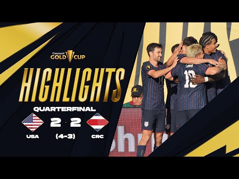 United States 2-2 Costa Rica | Gold Cup 2025 | Quarterfinals