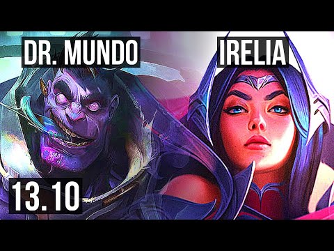 MUNDO vs IRELIA (TOP) | 9 solo kills | KR Master | 13.10