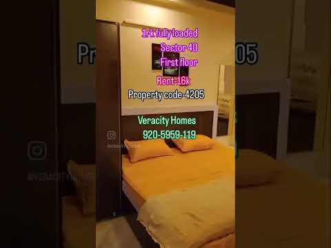 Luxury 1rk fully furnished First floorSector 40Immediately available #propertycenter #shortvideo