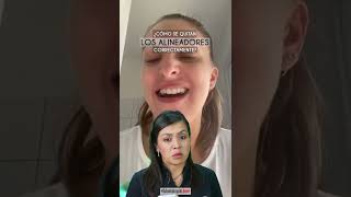 ¿Cómo se quitan los Alineadores Dentales ¡Aquí te explicamos! 🦷 - Odontología Láser #Shorts