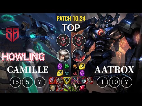 SB Howling Camille vs Aatrox Top - KR Patch 10.24