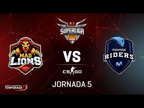 MAD LIONS VS MOVISTAR RIDERS  - Mapa 1 - Jornada 5 - #SuperligaorangeCSGO5