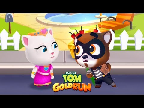 Talking Tom Gold Run Android Gameplay - PRINCESS ANGELA Medieval World 2018