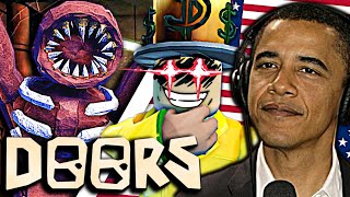 I Played Roblox Doors with US Presidents...