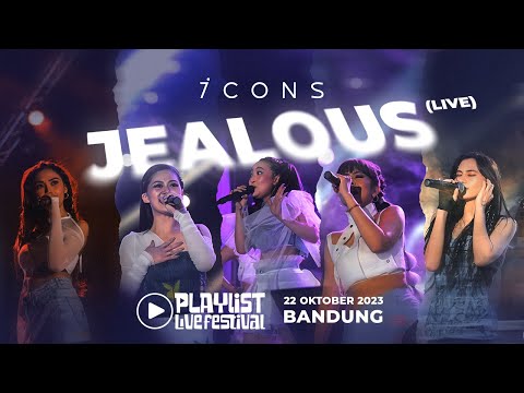 [4K] 7Icons - Jealous at Playlist Live Festival 2023 In Bandung Full Perfomance