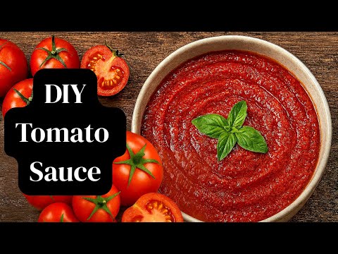 Homemade Tomato Sauce from Scratch 🍅 | Farm-Fresh Recipe Straight from Our Homestead Garden!