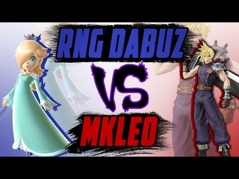 Mkleo(Cloud/Mewtwo) vs RNG Dabuz(Rosalina) Exhibitions - Super Smash Bros Wii U