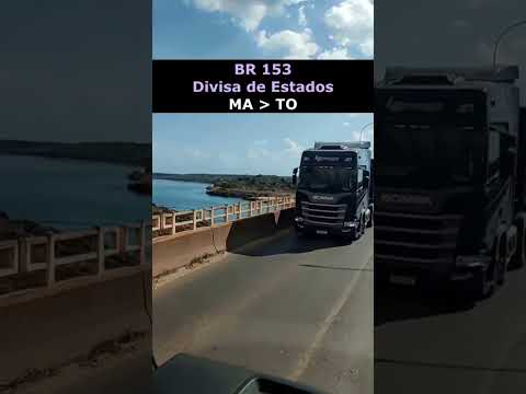 BR 153 - Divisa de estados MA - TO