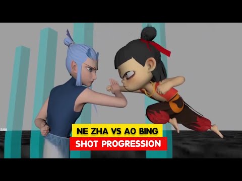 NE ZHA | Ao Bing vs Ne Zha Shot Progression | 3D Animation Internships
