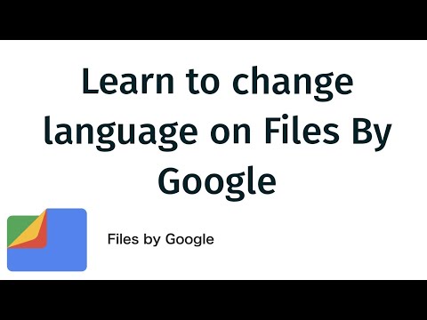 How to change language on #Files By #Google app #GoogleIndia #filesharing #android #languages