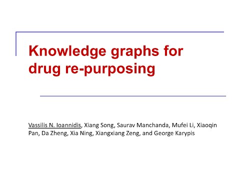 Knowledge Graphs for Drug Repurposing (live stream)
