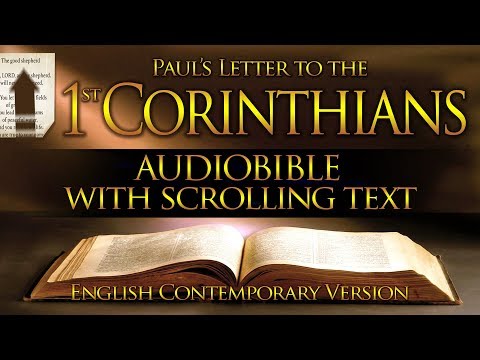 The Holy Bible | 1 CORINTHIANS | Contemporary English (FULL) With Text
