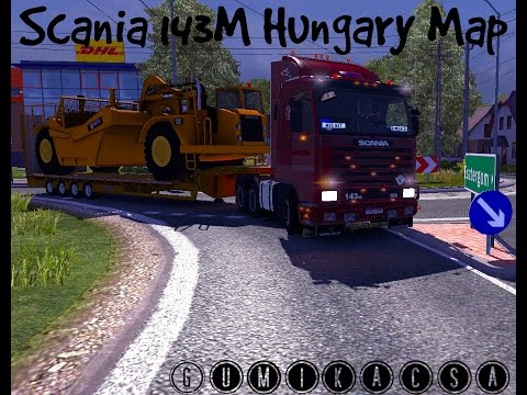 ETS2 | Dunaújváros-Dorog | Scania 143M | Magyar Map- 50 tonnás rakománnyal