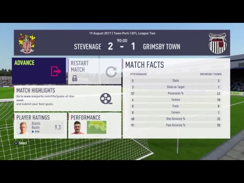 Fifa 18 stevenage career mode EP 1!!!