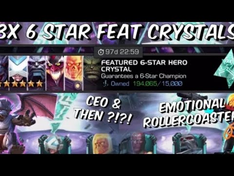 😭13x 6 STAR FEATURED 😭CRYSTAL OPENING 😭