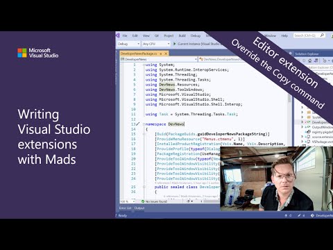 Writing Extensions with Mads - Overriding an editor command