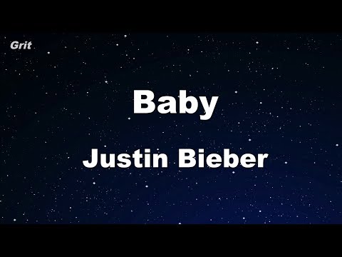 Baby ft. Ludacris - Justin Bieber Karaoke 【With Guide Melody】 Instrumental