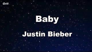Baby ft Ludacris - Justin Bieber Karaoke 【With G