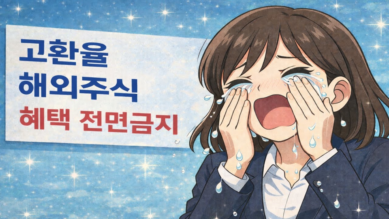 환율급등으로 투자지원금 투자혜택 모든혜택 전면금지되었습니다!