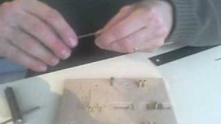 Retro slot car chassis jig