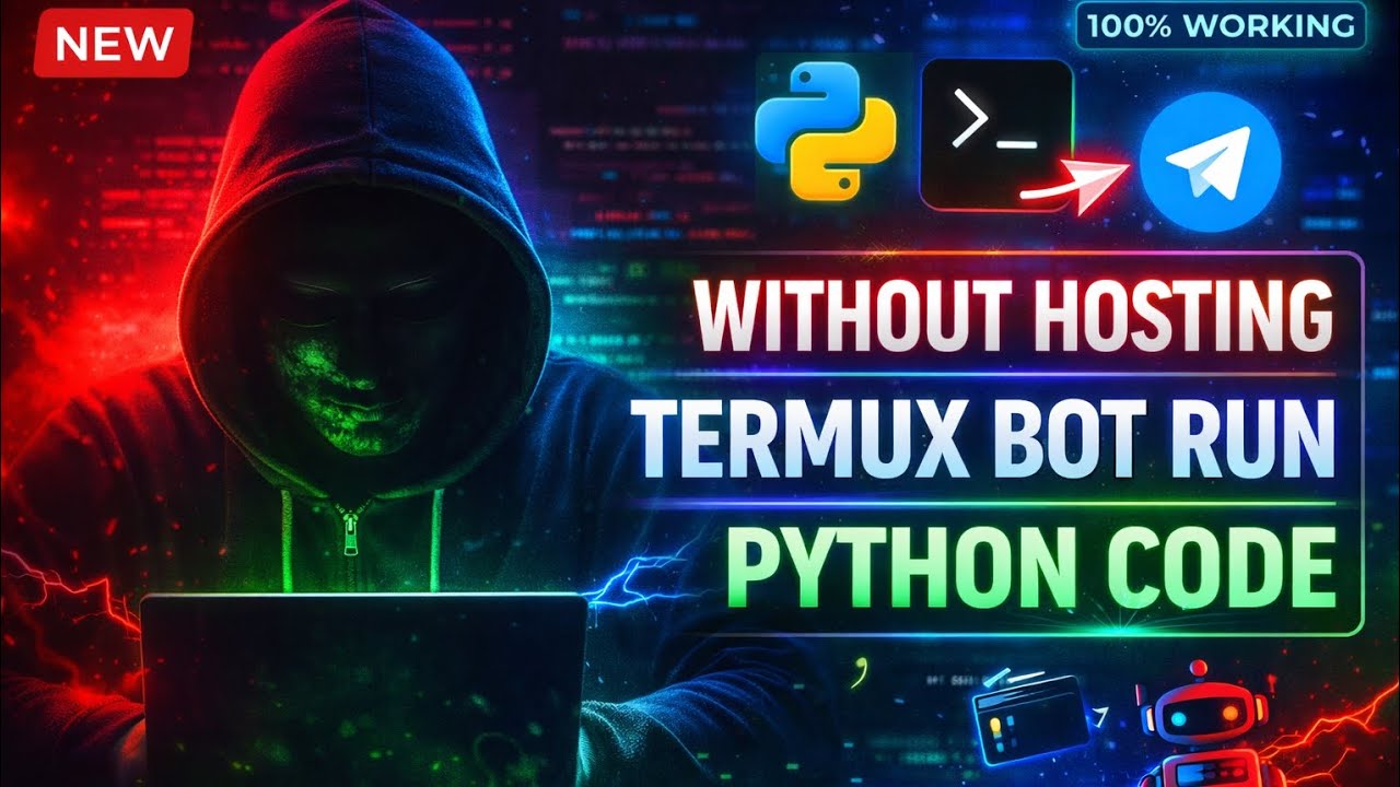 How To Run Telegram Bot Using Python Code in Termux Without Hosting  | By Anish Exploits