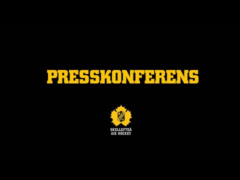 Presskonferens Skellefteå AIK - Malmö Redhawks