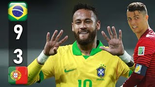 Download lagu Neymar & Ronaldo Show! Brazil vs Portugal (9-3) Full Review mp3